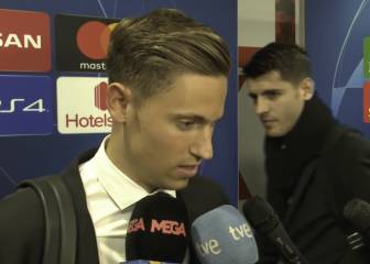 Llorente tan tranquilo en zona mixta y llega Morata: Marcos no sabía ni qué había pasado