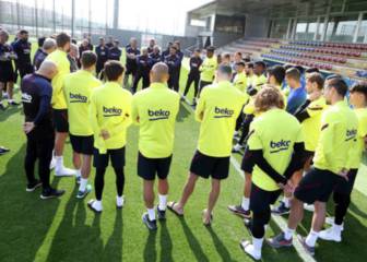 El Barcelona para la actividad de la primera plantilla