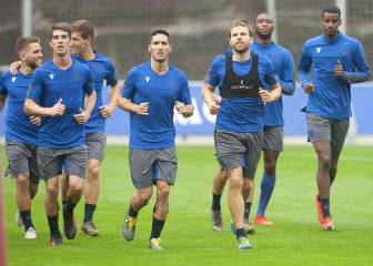 La Real se adapta a la suspensión liguera y el aplazamiento de la Copa