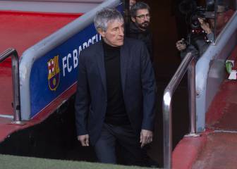 Setién, dos meses de crisis en crisis en el Barça..., pero líder
