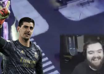 Un amigo de Courtois en el stream de Ibai: 
