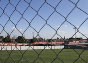 El Atlético suspende los entrenamientos dos semanas
