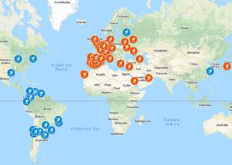 Consulta todos los estadios en los que han marcado Messi y Cristiano durante su carrera