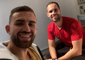 Así mantiene la forma en casa un futbolista profesional