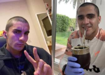 Los jugadores del Valencia se retan a raparse