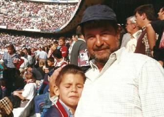 Morata felicita el Día del Padre con una imagen muy rojiblanca