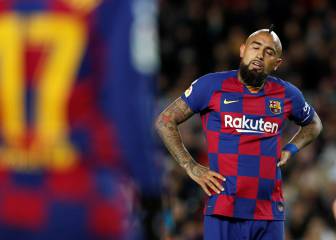 Arturo Vidal no chuta con Setién