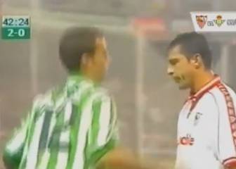 El escupitajo de Gabi Moya en un derbi sevillano por el que pide perdón 20 años después