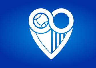 El Málaga cambia su escudo en homenaje a las víctimas del coronavirus