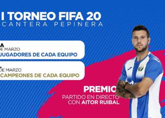 Ruibal, 'premio' de un torneo FIFA para la cantera del Leganés