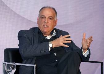 Tebas y la RFEF se enzarzan en redes por la propuesta de Rubiales para el fútbol profesional