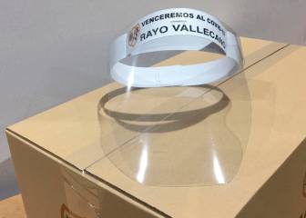 El Rayo fabrica y dona máscaras protectoras para los sanitarios