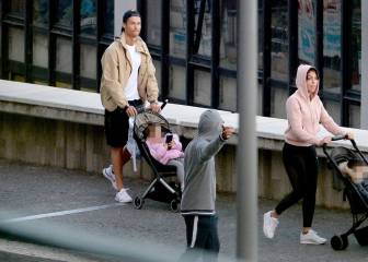 Cristiano, de paseo con sus hijos en Funchal