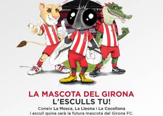 'Mosca', 'Leona' y 'Cocollona' opositan a mascota del Girona