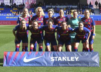 Las jugadoras del Barça: 
