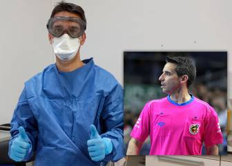 Árbitros y sanitarios: de pitar a trabajar en los hospitales