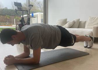 Courtois se machaca para volver