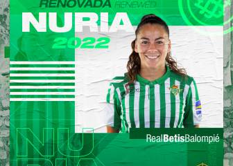 El Betis renueva a la lateral Nuria Ligero hasta 2022