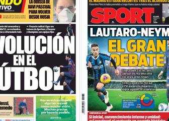 Neymar-Lautaro, la prensa de Barcelona ya habla del dilema