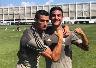 Dybala y una de sus primeras charlas con Cristiano: 