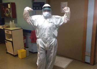 El Albacete rinde homenaje al personal sanitario