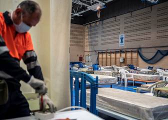 El Leganés colabora en el hospital de campaña Carlos Sastre