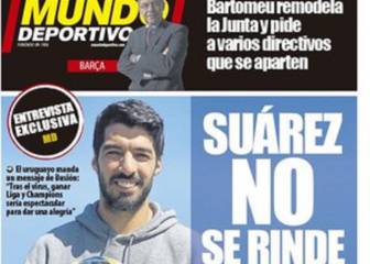 Suárez no se ve fuera: 