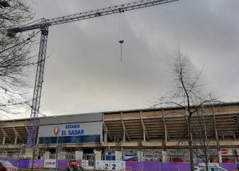 El COVID-19 afecta a las obras de remodelación de El Sadar