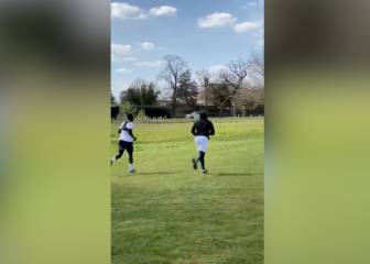 Mourinho ignora las normas y entrena en un parque