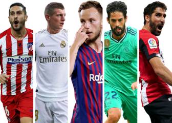Los centrocampistas top de LaLiga