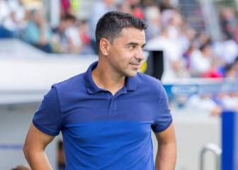 Míchel afronta su mayor reto con el Huesca como entrenador