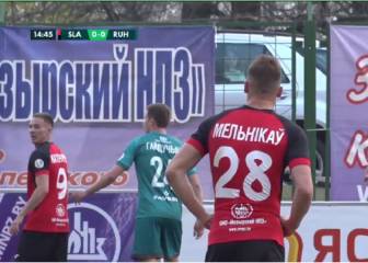 El portero Nechaev deja al Slavia Mozyr sin liderato