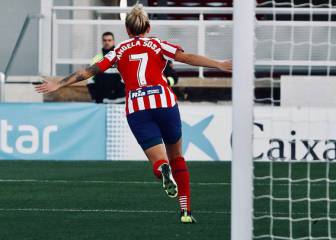La centrocampista Ángela Sosa, un valor seguro para el Atlético