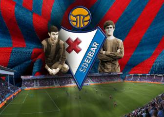 Once leyendas del Eibar por dorsales