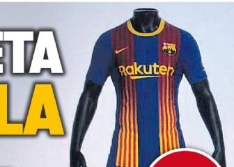 Una camiseta azulgrana con la senyera incorporada para 2021