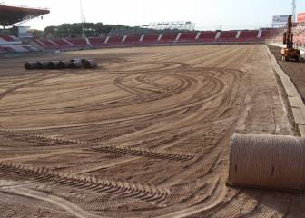 Montilivi 'pierde' su césped