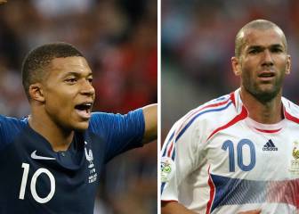 Mbappé 'juega' con Zidane