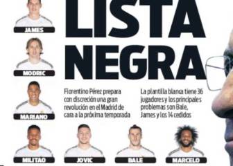 Sport: la lista negra del Madrid incluye a Modric y Marcelo