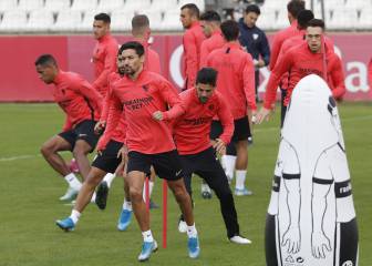 El Sevilla ya entrena en grupo