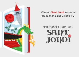 El Girona propone pasar un Sant Jordi en clave rojiblanca
