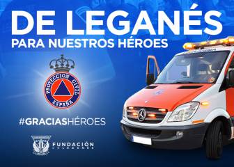 El Leganés compra una ambulancia para Protección Civil