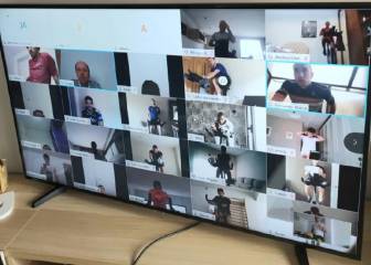 El triatleta Fernando Alarza trabaja con el Oviedo