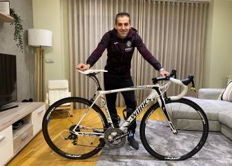 Peña se lleva la bici con la que Contador ganó el giro de 2011