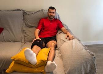 El técnico del Almería femenino se rompe el ligamento cruzado durante una sesión telemática