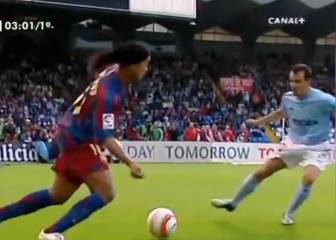 Hizo de todo, pero pocas cosas como esta: Ronaldinho y uno de los mejores pases de siempre