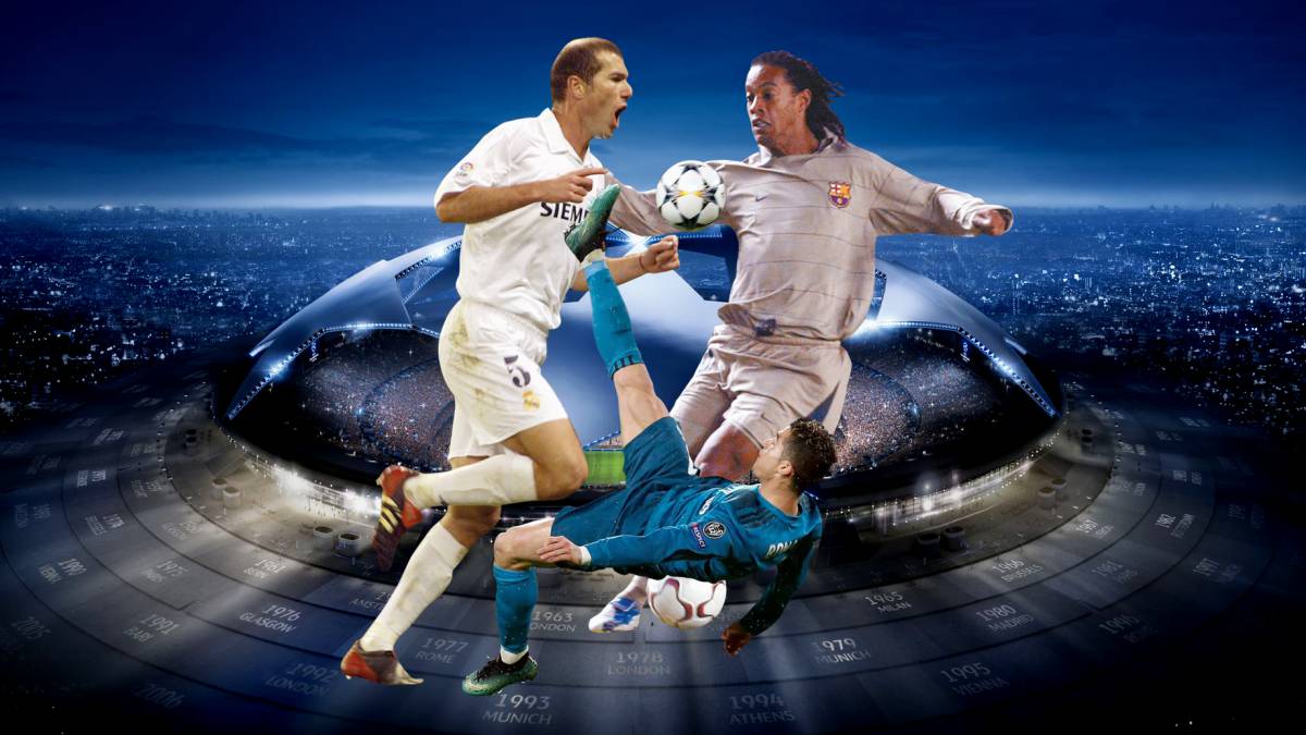 Los 10 protagonistas de los mejores goles de la Champions