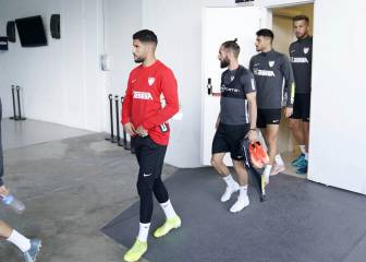 Desescalada en Málaga: Trabajo individual y desinfección de La Rosaleda