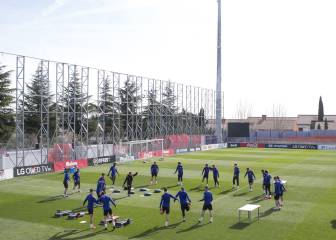 Así volverá el Atlético: seis jugadores en cada campo