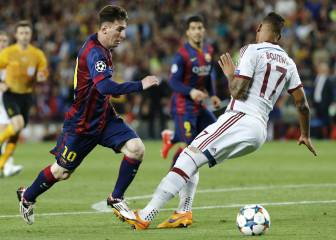 Autozasca de Boateng con extrazasca para Messi