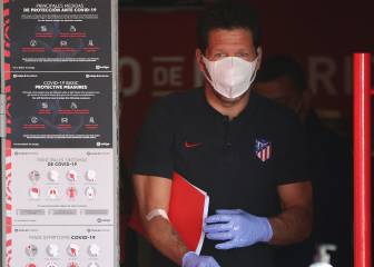 Los jugadores del Atlético ya han terminado de pasar los test